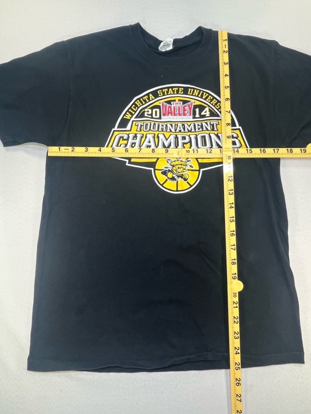 Jerzees Wichita State Shocker 2014 MVC BBall Tournament Champions Shirt Small - Picture 7 of 7
